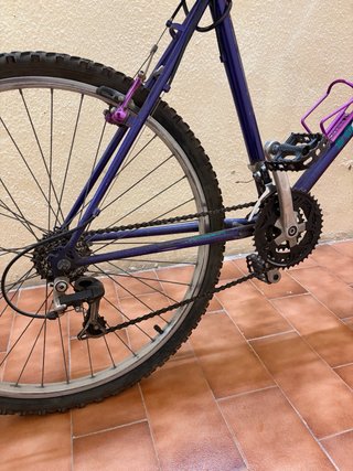 Bicicleta Montaña Urbana Morada