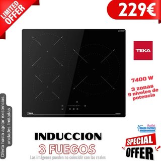 Inducción Teka 3 fuegos IBC63BF110 664688014