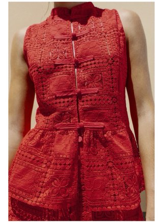 Conjunto Zara Guipur alarmares T/L