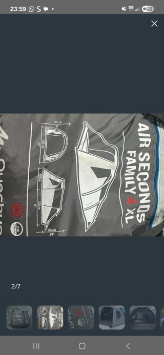 Tienda de campaña Quechua Air Seconds Family XL