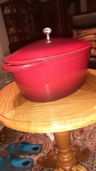 Cazuela Grande Hierro Fundido Roja