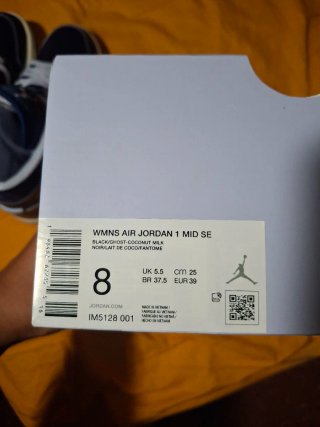 Air Jordan 1 Mid Metallic Blue Talla 39 para Mujer