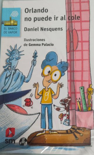 Libro de lectura, Orlando no puede ir a clase