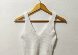 Camiseta de tirantes blanca mujer Talla S