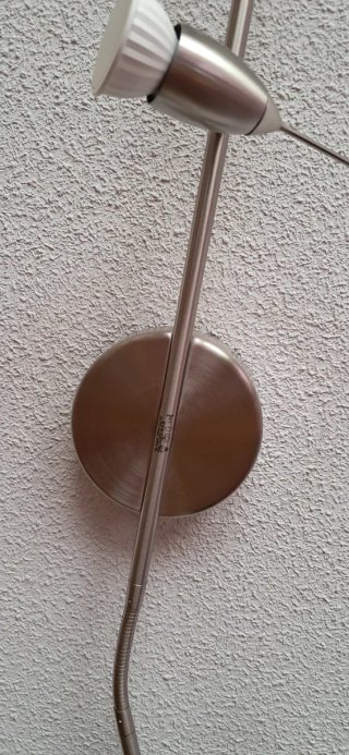 Lámpara de techo plateada