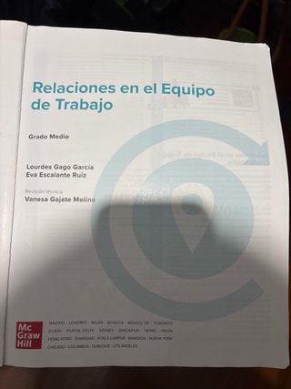 Relaciones en el equipo de trabajo Grado Medio