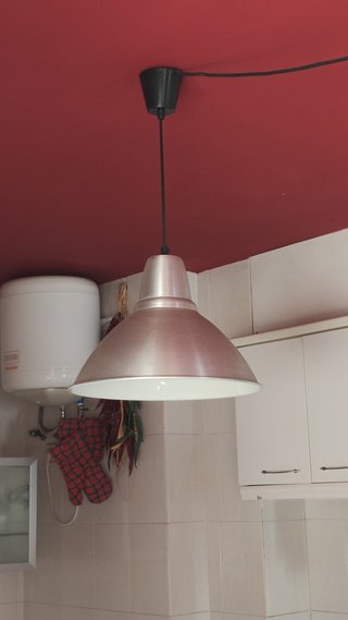 Lámpara colgante IKEA cocina metal