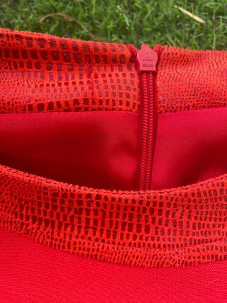 Vestido Rojo retro Laura Bernal