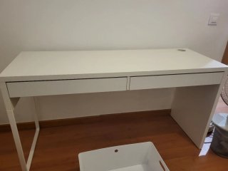 Escritorio Ikea Blanco 2 Cajones