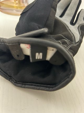 Guantes de moto Bela negros y plateados