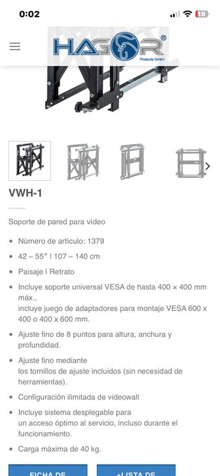 Soporte TV HAGOR