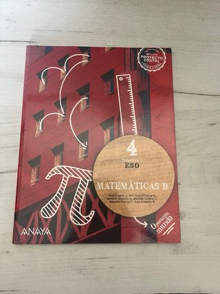 Matemáticas B. 4o de ESO