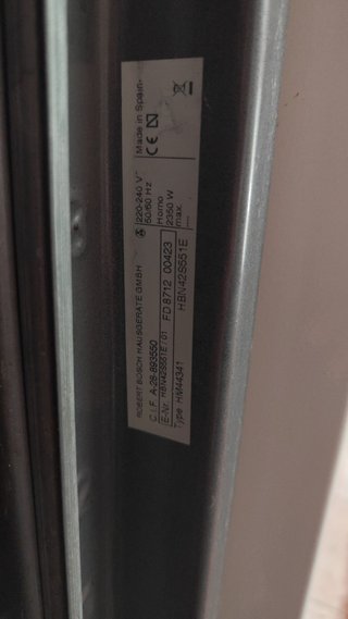 Horno Bosch HBN42S551E empotrado