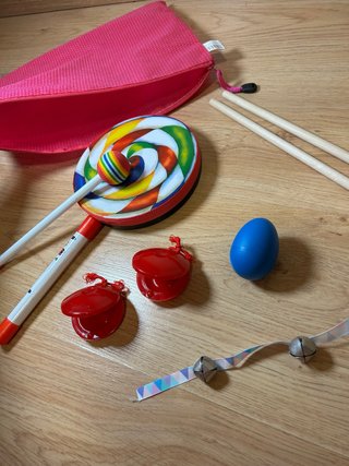 Estuche instrumentos musicales para niños