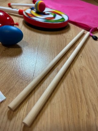 Estuche instrumentos musicales para niños