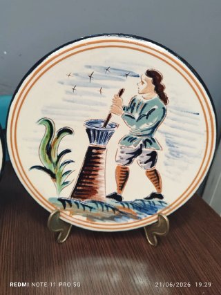 PUIGDEMONT LOTE PLATOS CERAMICA VINTAGE