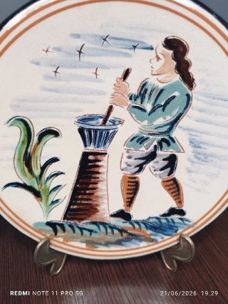 PUIGDEMONT LOTE PLATOS CERAMICA VINTAGE