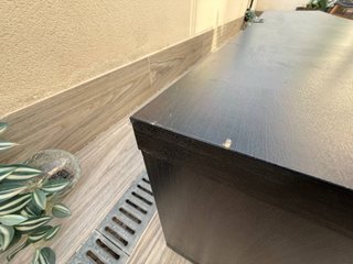 Mueble TV Ikea Besta Negro 180cm