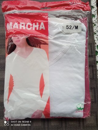 Camiseta térmica de algodón MARCHA Talla M