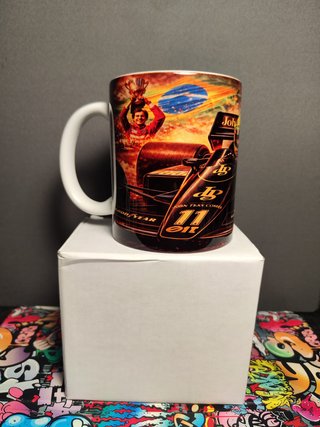 Caneca Ayrton Senna Lotus F1