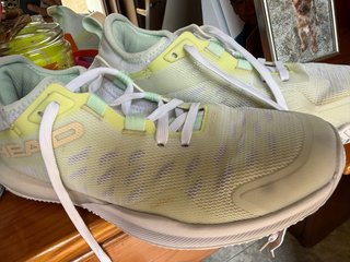 Zapatillas Head Pro Verde y Blanco