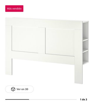 Cabecero IKEA Brimnes Blanco
