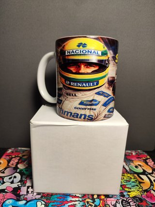 Caneca Ayrton Senna Williams