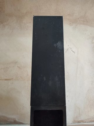 CHIMENEA DE JARDÍN NEGRA GRANDE