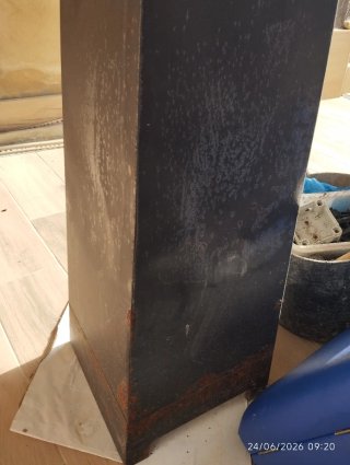 CHIMENEA DE JARDÍN NEGRA GRANDE