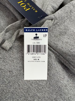 Sudadera Polo Ralph Lauren Gris Talla M