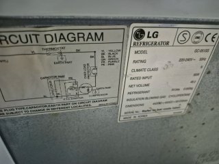 NEVERA LG MINIBAR GC-051SS, CON CONGELADOR