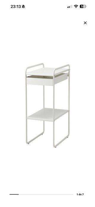 Carrito Cocina Blanco Ikea Sunnersta