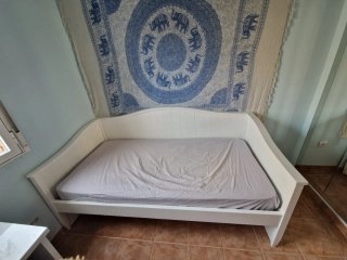 Estructura cama blanca 190cm