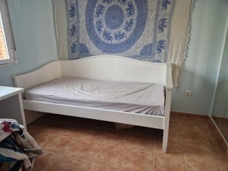 Estructura cama blanca 190cm