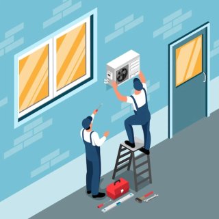 Instalación Aire Acondicionado y Ventilador