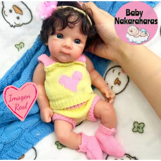 Muñeca Reborn Bebé Silicona Flexible