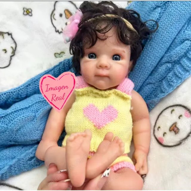Muñeca Reborn Bebé Silicona Flexible
