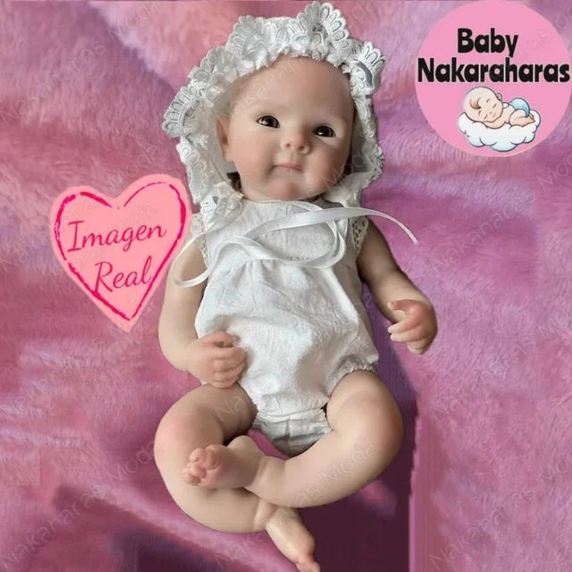 Muñeca reborn bebé silicona flexible