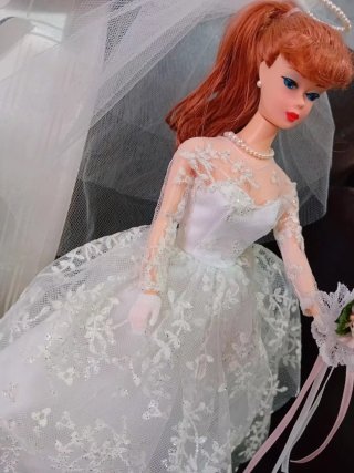 Barbie Wedding Day Vintage Redhead 1990'
