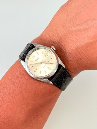 Rolex Oyster Precision 6694 Plata y Marrón