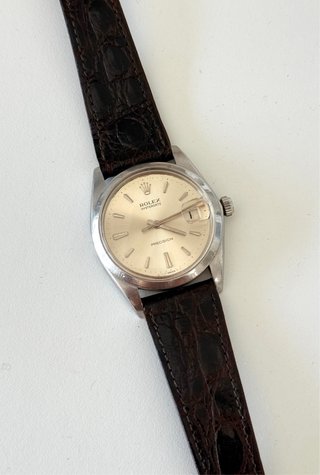 Rolex Oyster Precision 6694 Plata y Marrón