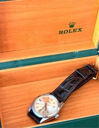 Rolex Oyster Precision 6694 Plata y Marrón