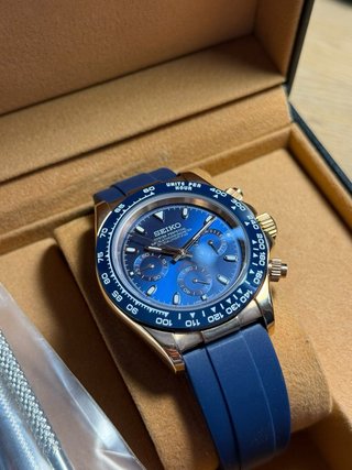 Seiko Seitona Azul Cronógrafo