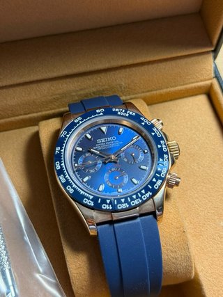 Seiko Seitona Azul Cronógrafo