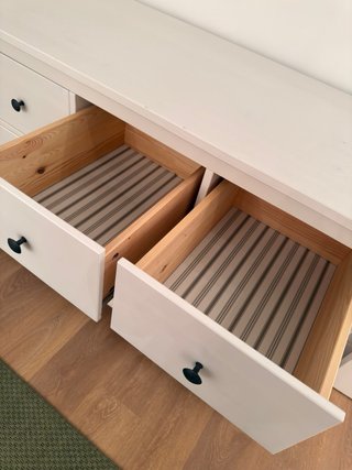 Cómoda IKEA Hemnes 8 cajones blanca