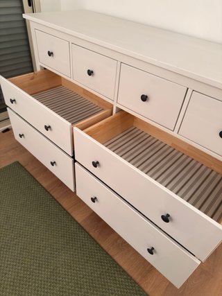 Cómoda IKEA Hemnes 8 cajones blanca