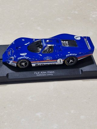 Scalextric P68 Alan Mann Rothmans Livery sideways
