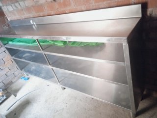 Estantería de acero inoxidable