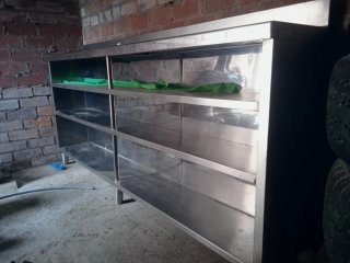 Estantería de acero inoxidable