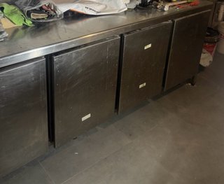 Nevera  Hostelería Acero Inoxidable 250cm *85